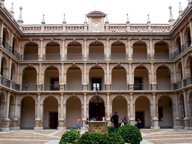 University interior courtyard