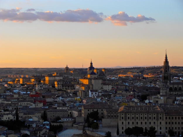 Toledo at sunset